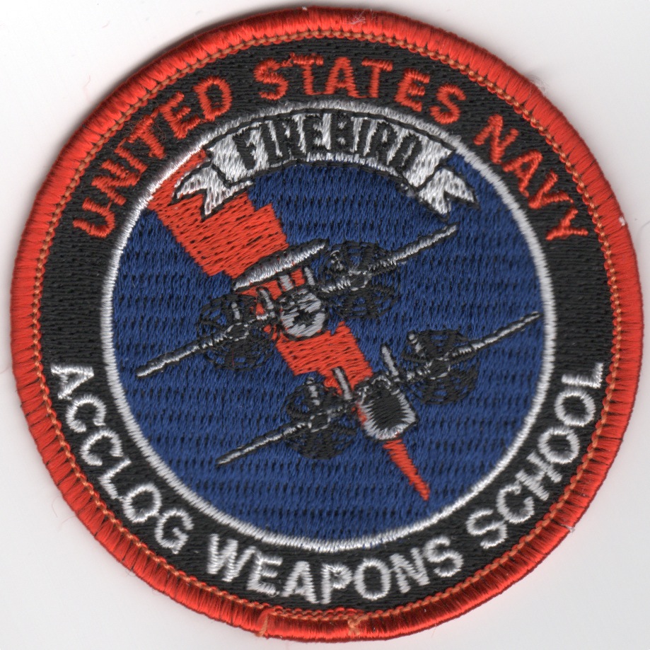 USN VAW ACCLOG Weapons School (Round)