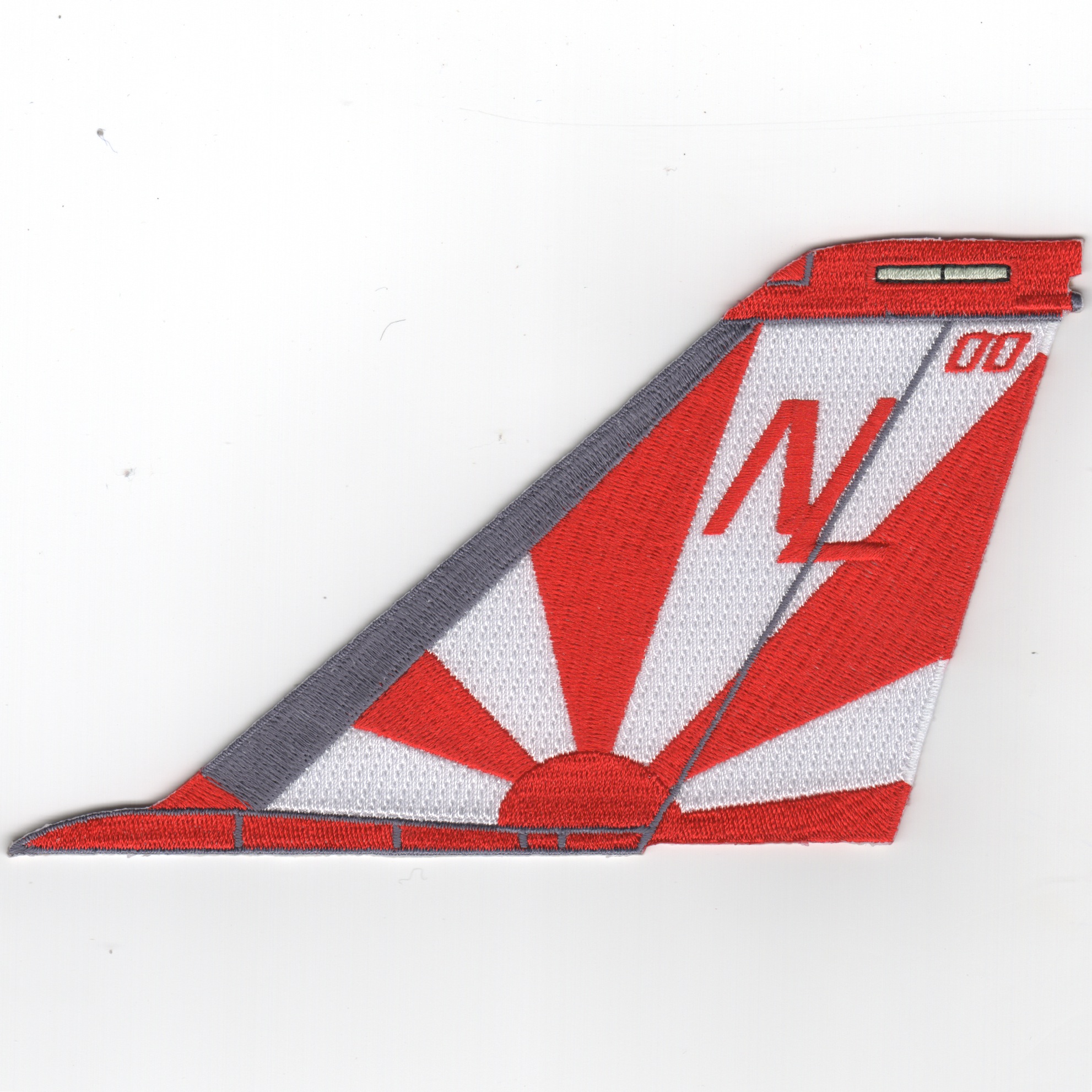 VF-111 F-14 Tailfin (No Text/Red-White)