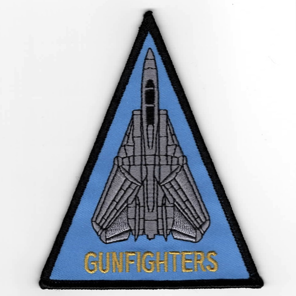 VF-124 *F-14 A/C* Triangle Patch (Blue)