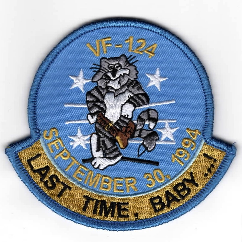 VF-124 'Last Time, Baby' DECOMM Patch