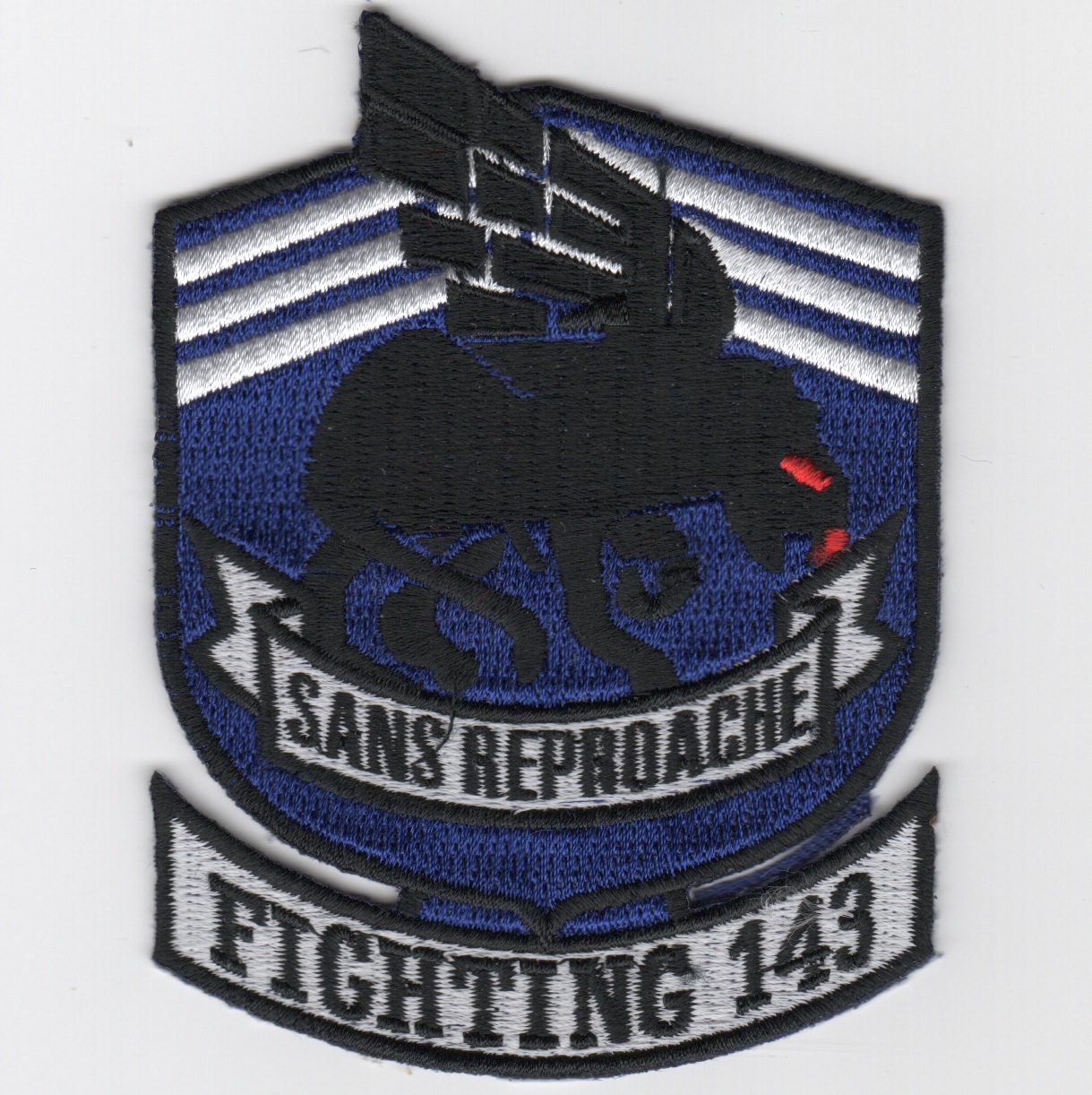 VF-143 Squadron Patch (Small/Red Eyes)