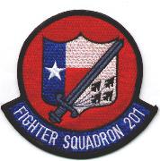*FIGHTER SQUADRON 201* Patch (Tab on Bottom/F-14s)
