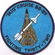 VF-32 'Mig Cruise' 1988-89 Patch
