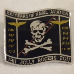 Lapel Pin: VF/VFA-103 '100 Years of Naval Aviation'