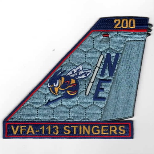 VFA-113 'Stingers' TAILFIN (Gray Honeycomb)