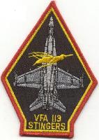 VFA-113 Aircraft Patch (Black)