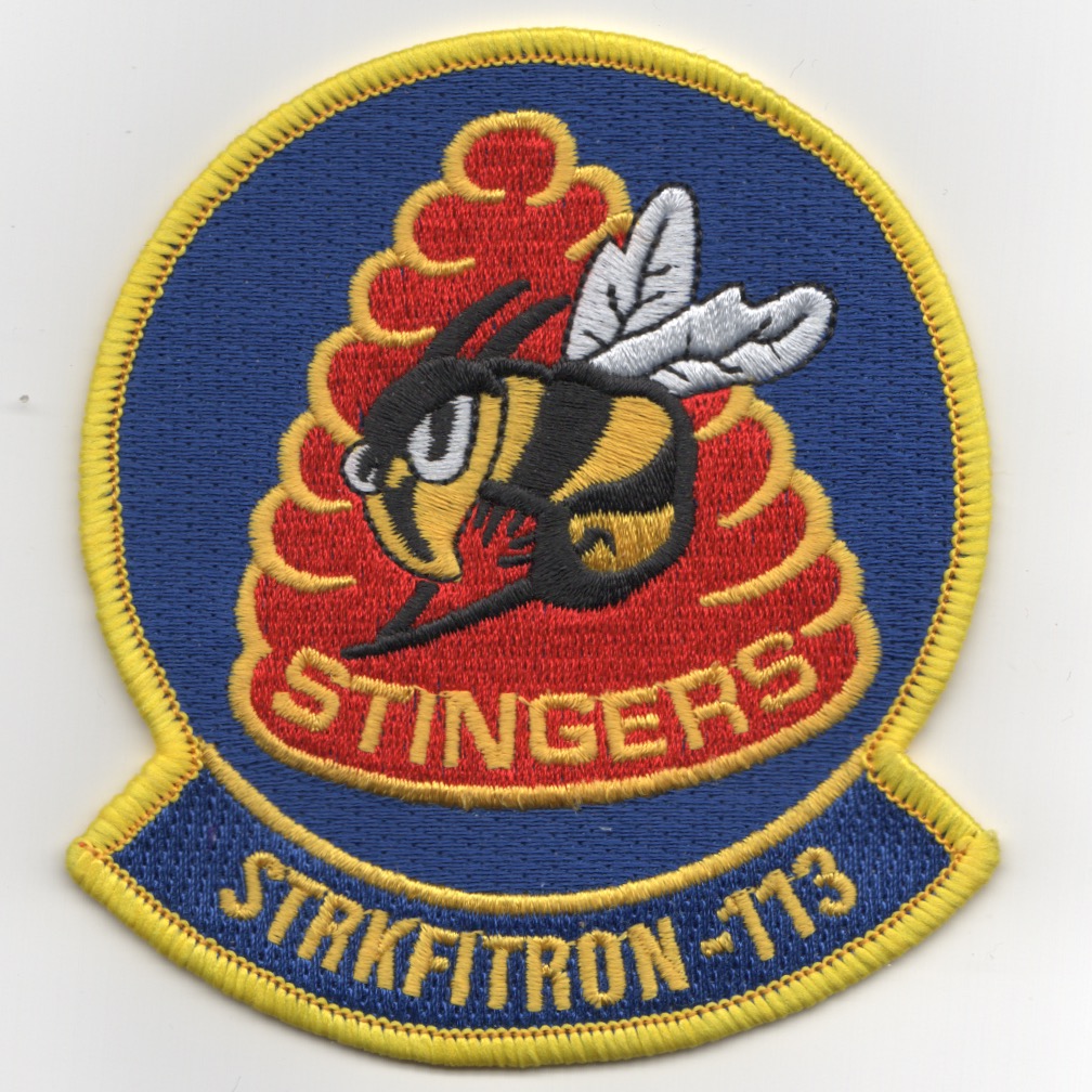 VFA-113 Squadron Patch (Yellow-Bordered HIVE)
