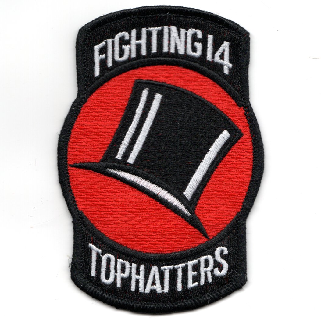 VF/VFA-14 Squadron Patch (Keyhole/RED)