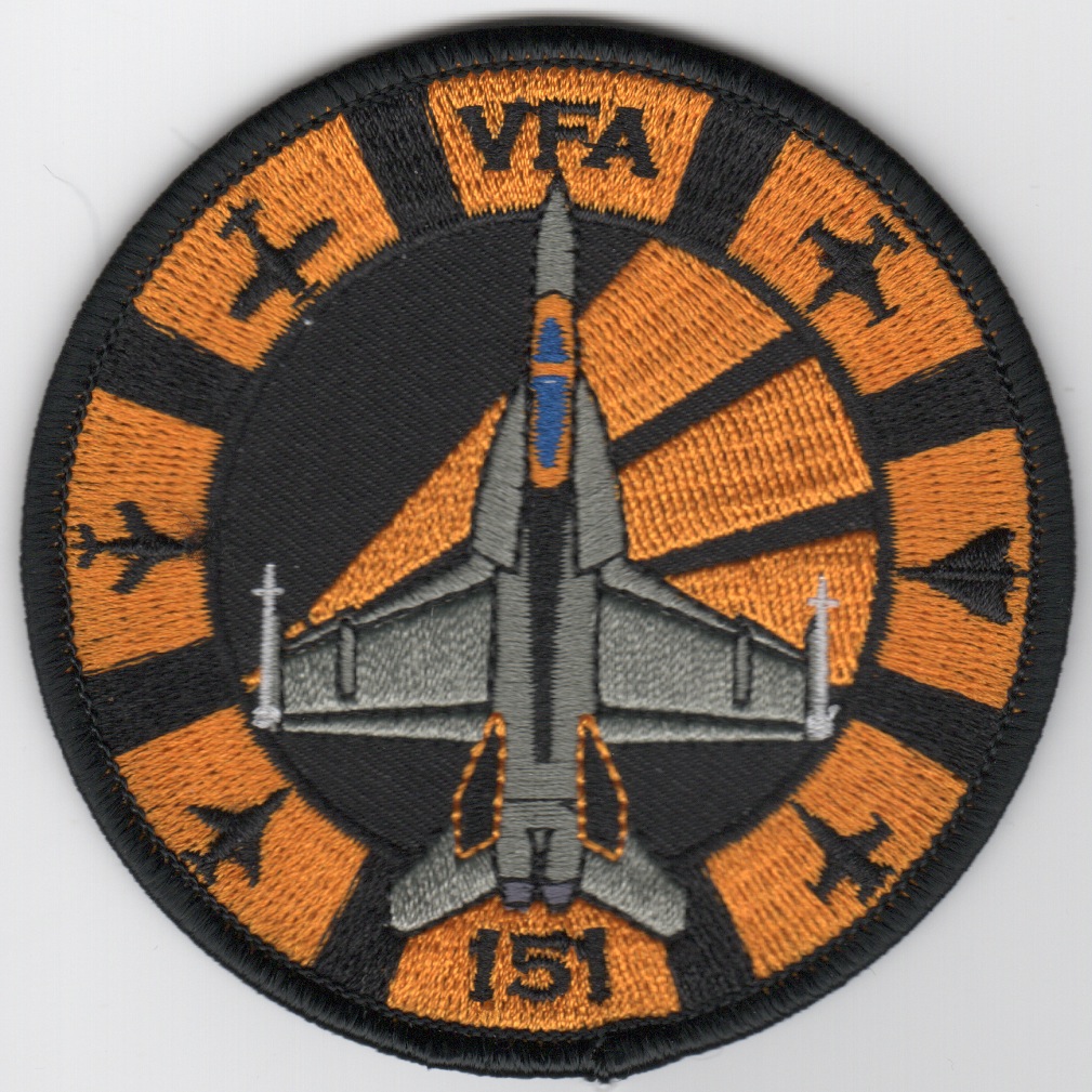 VFA-151 F-18 'Bullet' (Ylw-Blk/AC/No Velcro)