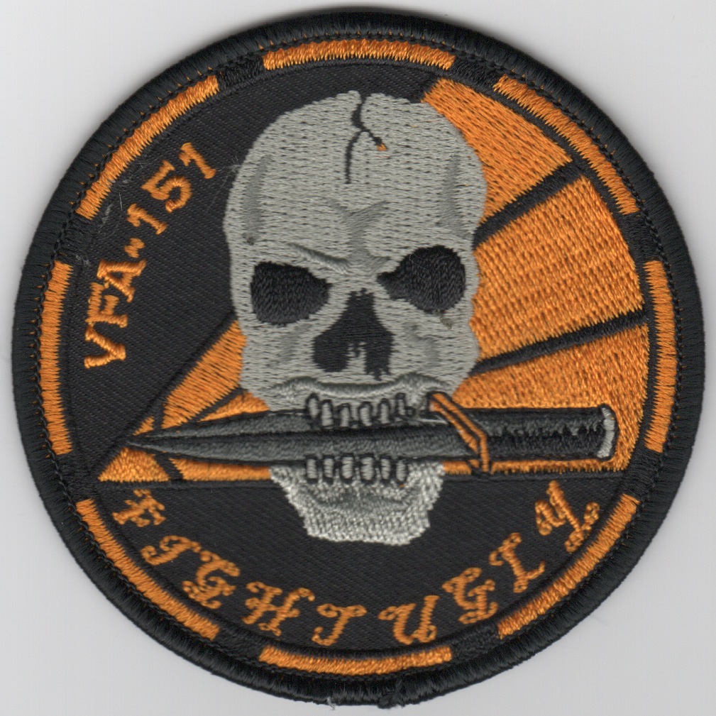 VFA-151 'Skull' Bullet Patch ('FU' Text/No Velcro)