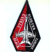 VFA-154 Aircraft Triangle (1/2 Red, 1/2 Black)