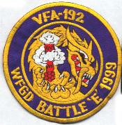 CV-62/VFA-192 1999 Battle 'E' Patch