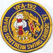 CV-62/VFA-192 Southern Swing Cruise Patch '97