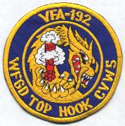 CV-62/VFA-192 Top Hook/CVW-5 Patch