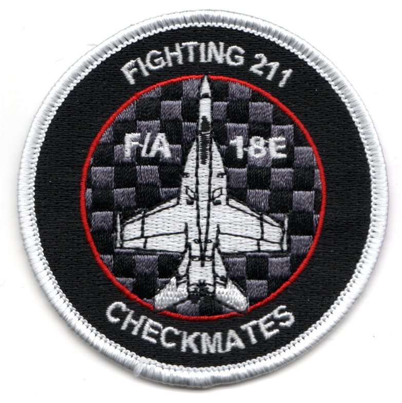VFA-211 F/A-18E Bullet (Gray Checkerboard)