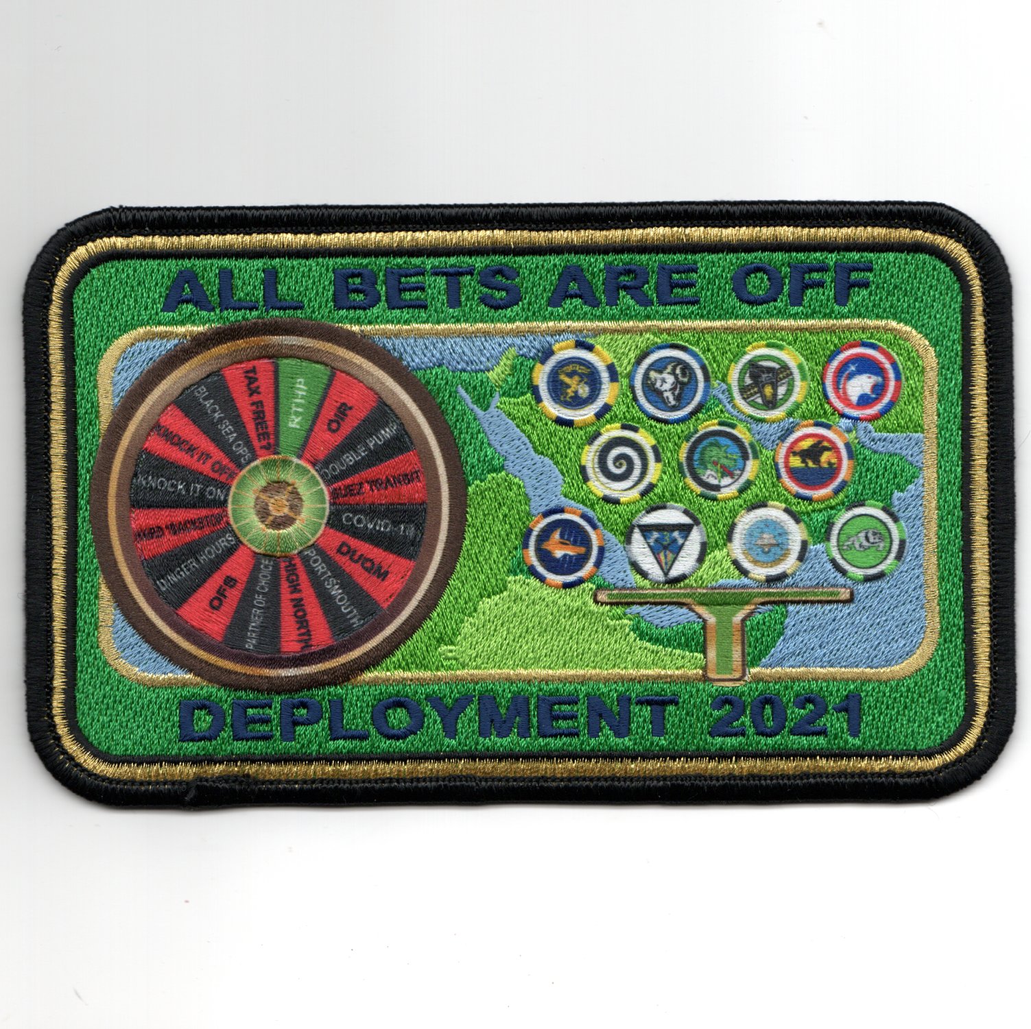 VFA-32 2021 'ROULETTE WHEEL' Cruise Patch