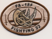 VFA-32 Oval Patch (Desert)
