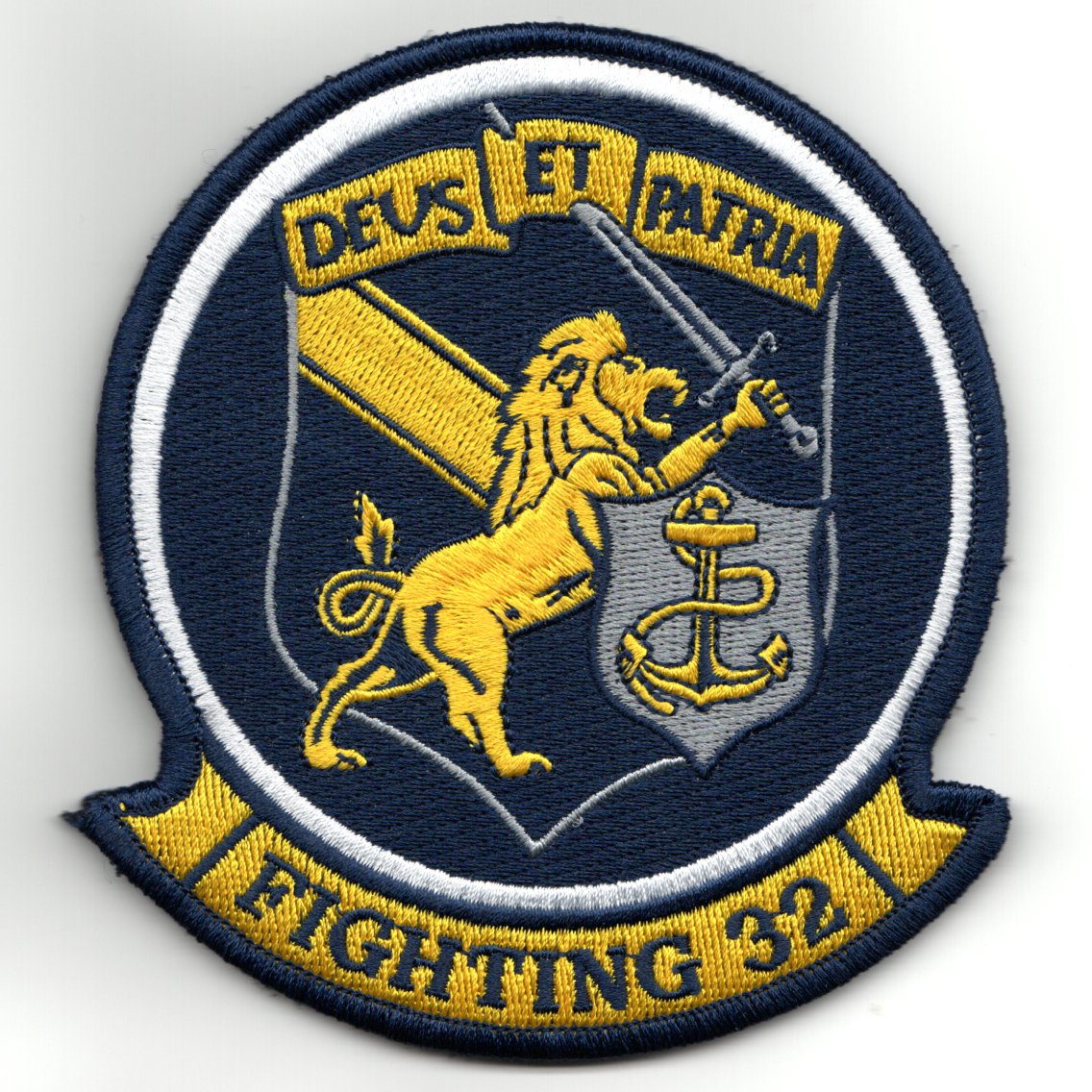 VFA-32 Squadron Patch (Gray Shield)