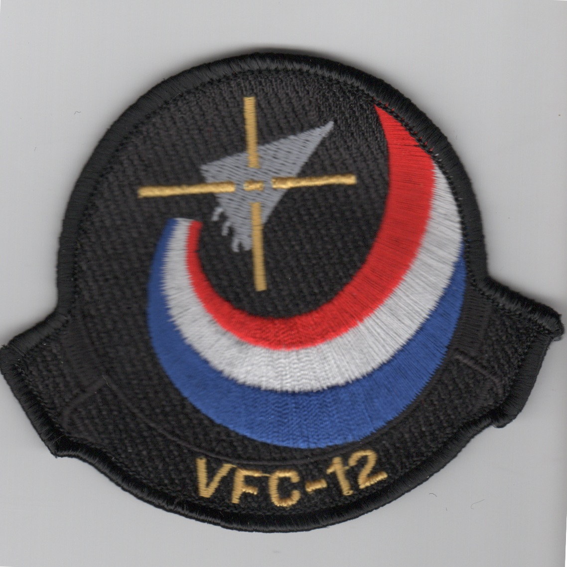 VFC-12 Adversary Squadron Patch (Black)