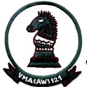 VMA(AW)-121 Squadron Patch (Round/Old-Repro)