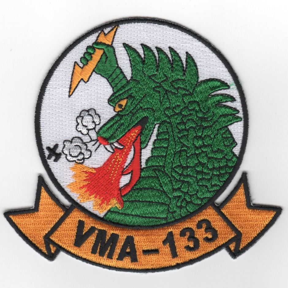 VMA-133 Squadron Patch (Repro/Green Dragon)