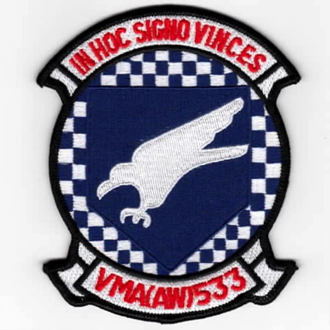 VMA(AW)-533 Squadron Patch (Checker)