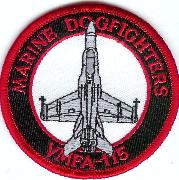 VMFA-115 Aircraft Patch (Red)