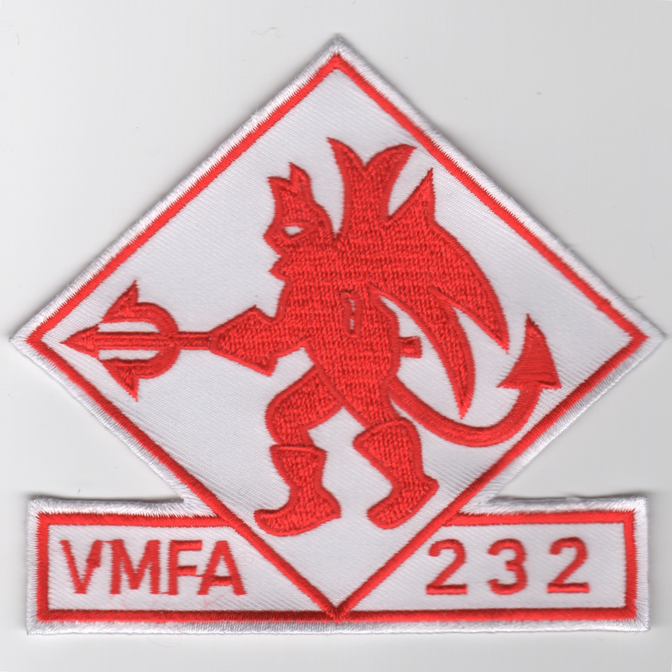 VMFA-232 Squadron Patch (White/No Velcro)