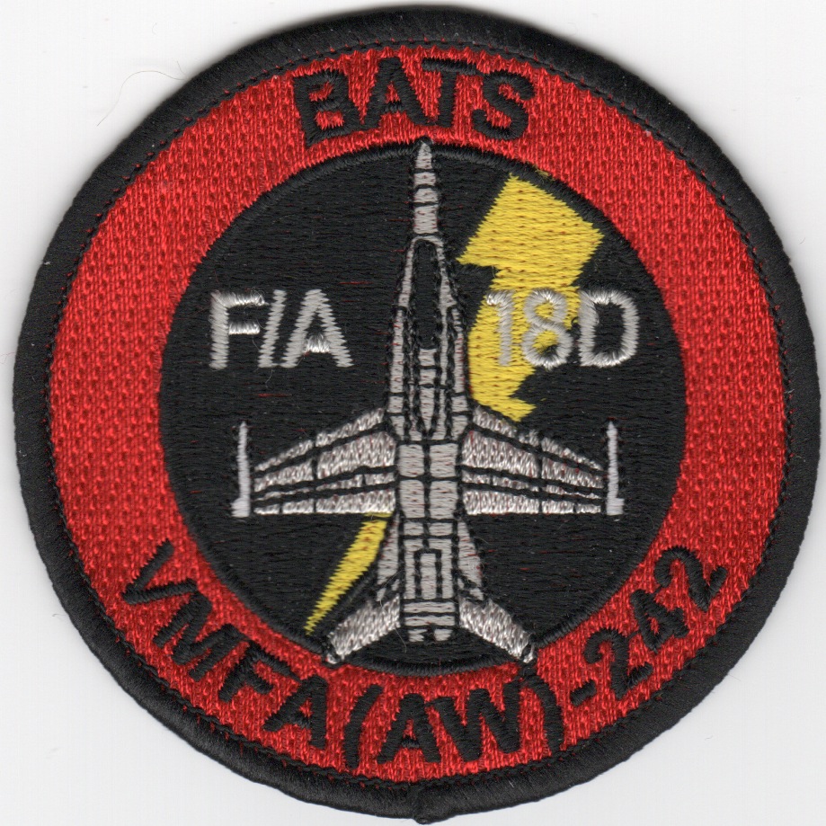 VMFA(AW)-242 F-18 'Bullet' (Red/No Velcro)