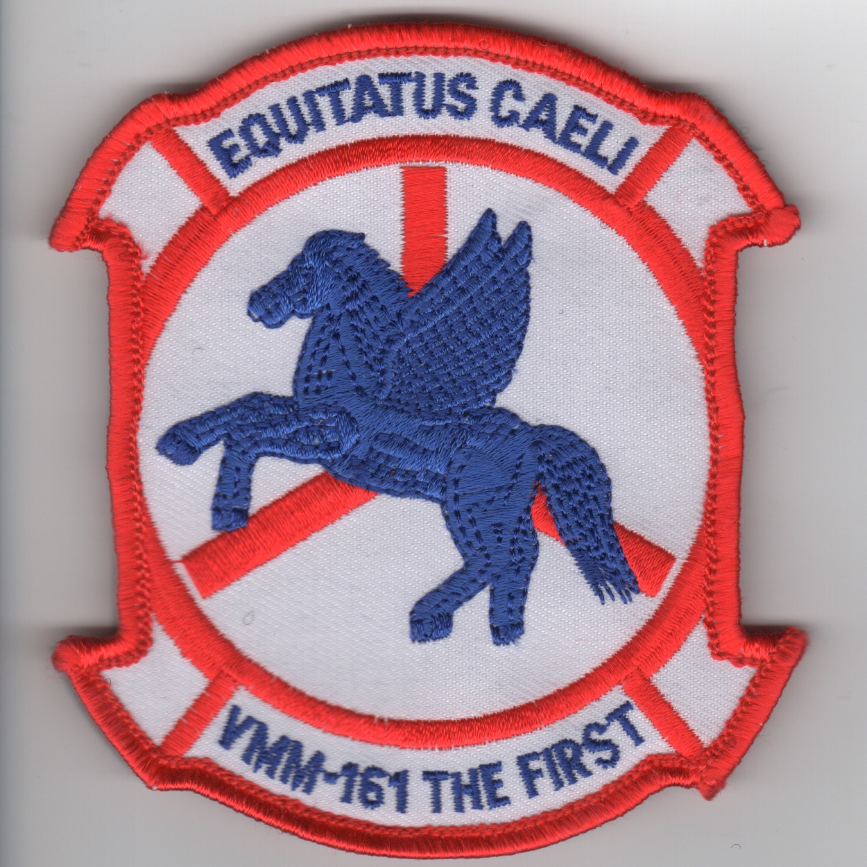 VMM-161 Squadron Patch (Red/White)