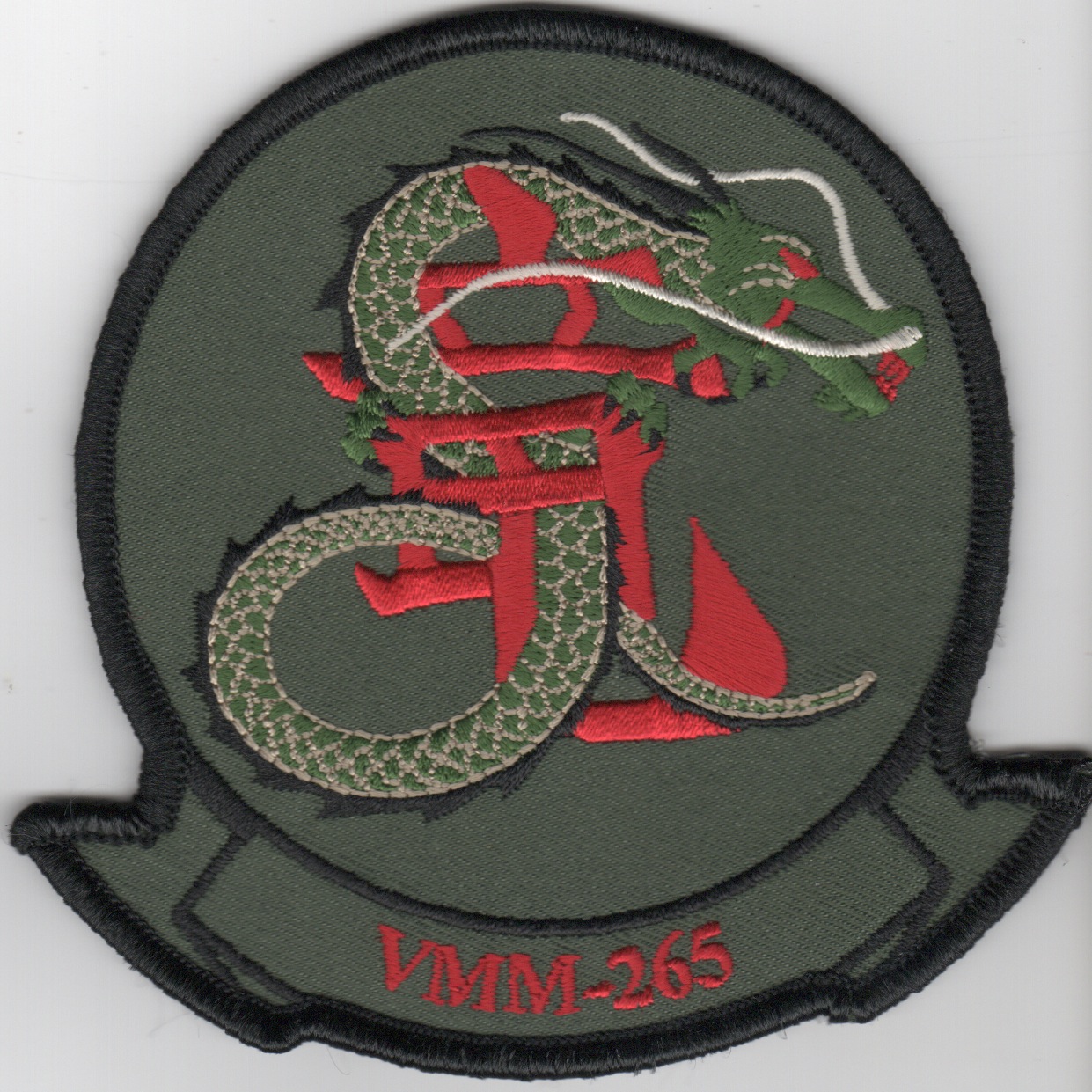 VMM-265 Squadron (Subd/Red Letters)