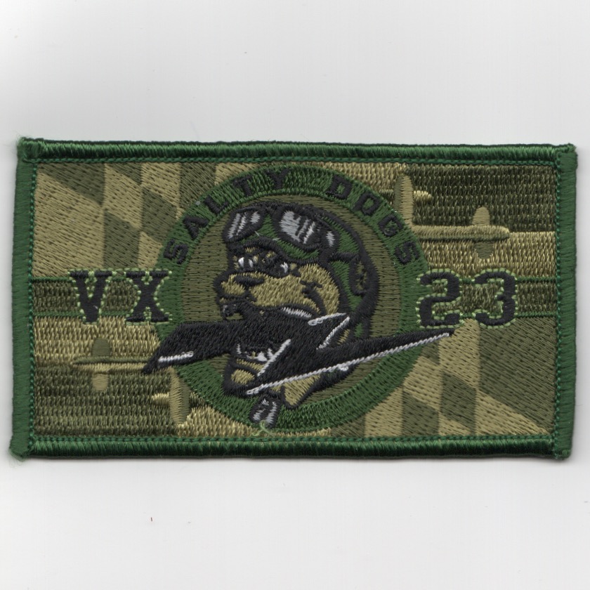 VX-23 'SALTY DOGS' Patch (Green)