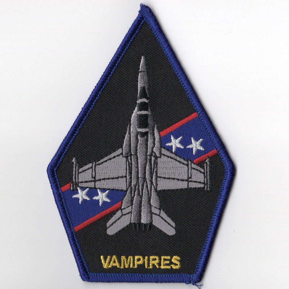 VX-9 F-18 'Vampires' Coffin Patch (Blue/Black)