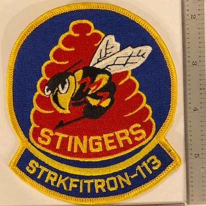 1122) F-18-era VFA-113 Squadron Patch