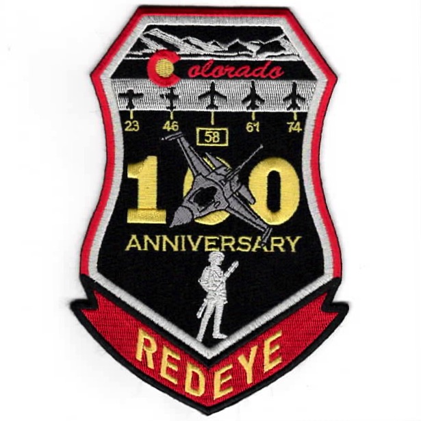 120FS *100 ANNIV* Shield (Red-Black)