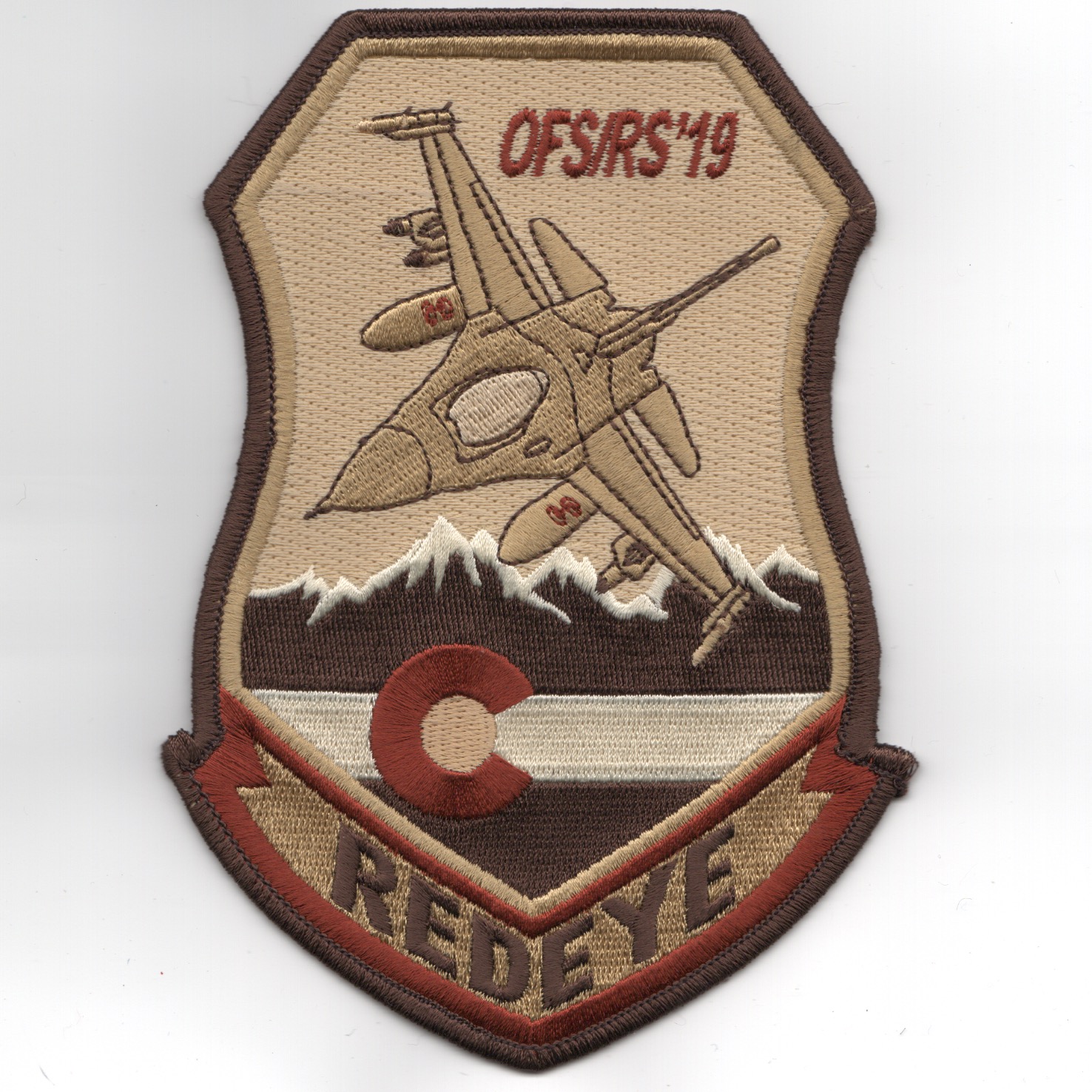 120FS 2019 OFS/RS 'Redeye' Shield Patch (Des)