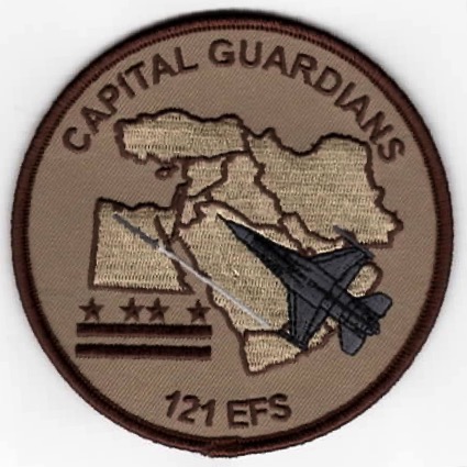 121EFS 'Capital Guardians' (F-16 over M.E.)