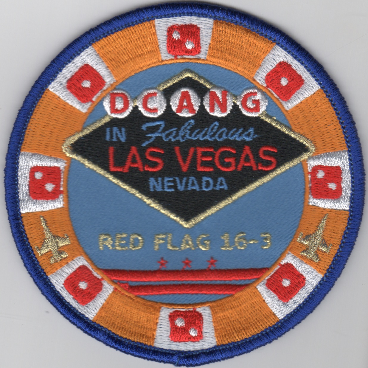121FS/DC ANG 'Red Flag 16-3' Patch