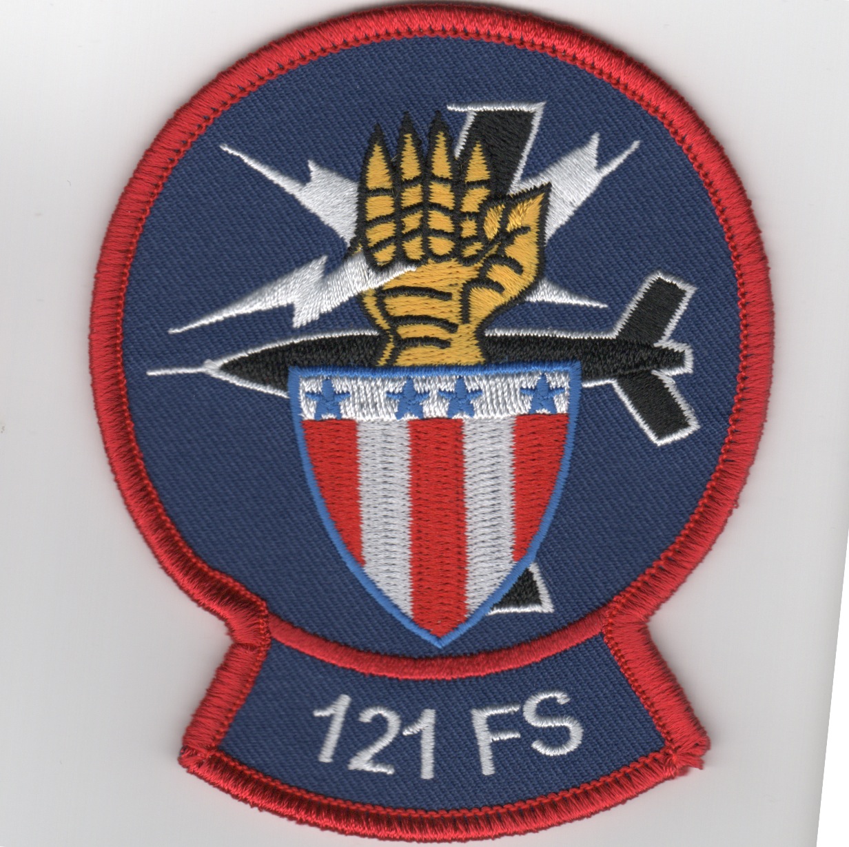 121FS 'Shield w/Glove' Patch (Blue)