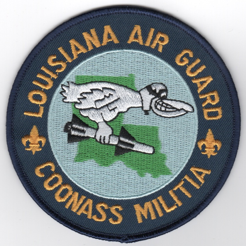 122FS 'LA ANG/COONASS' Patch' (Dark Blue)