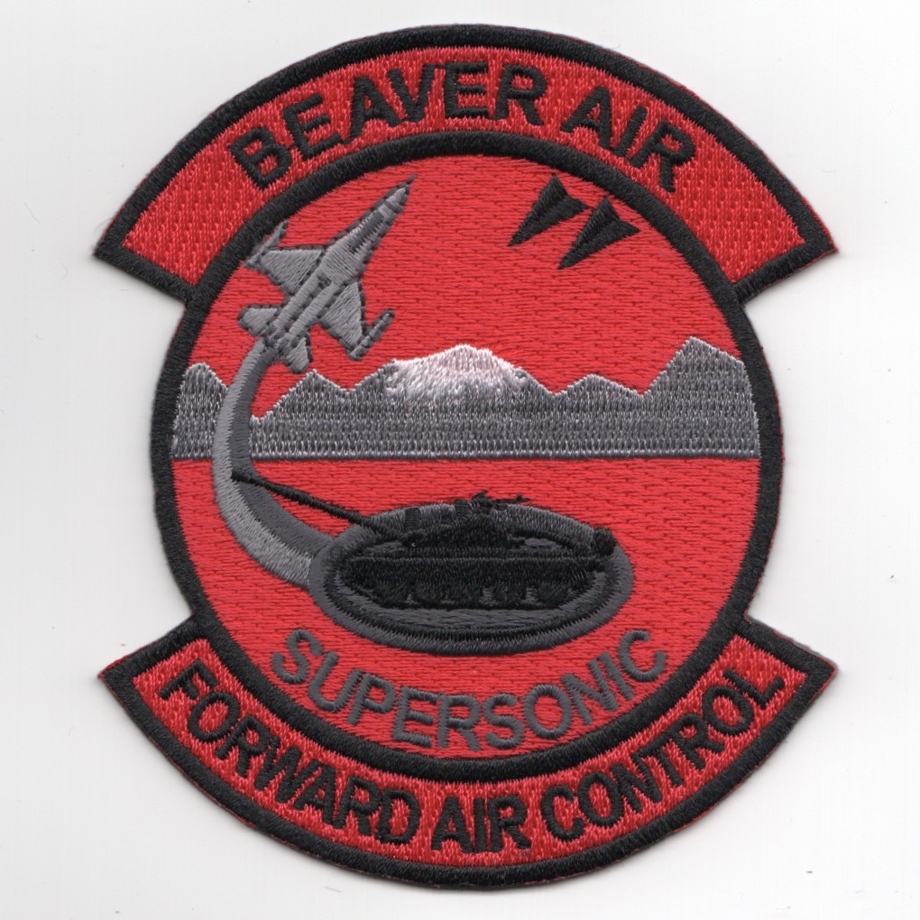 125FS 'BEAVER AIR FAC(A) Patch (Red)