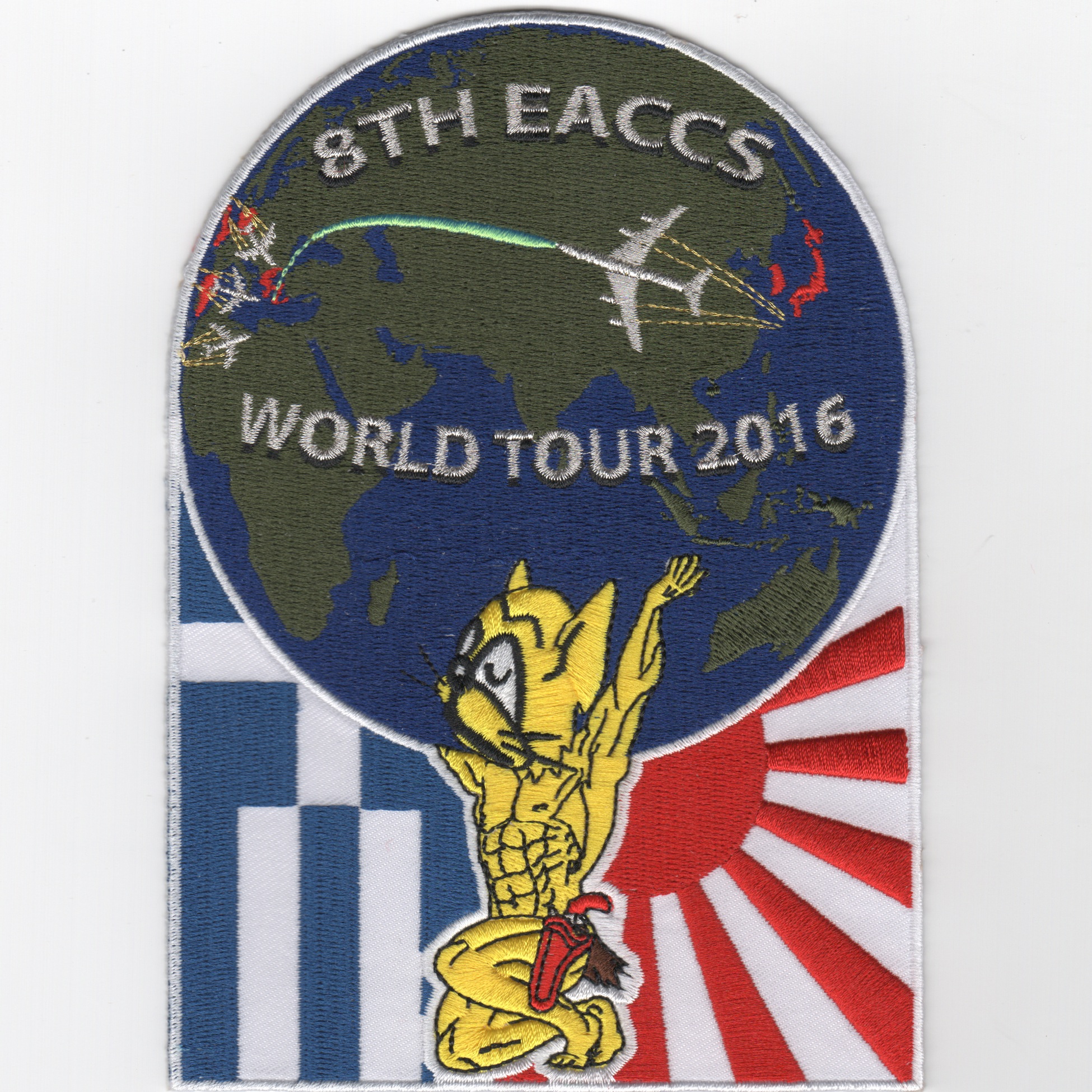 128 ACCS/8 EACCS 2016 'World Tour' Patch