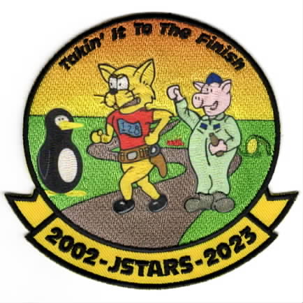 128 ACCS *TAKIN IT TO THE FINISH* Patch