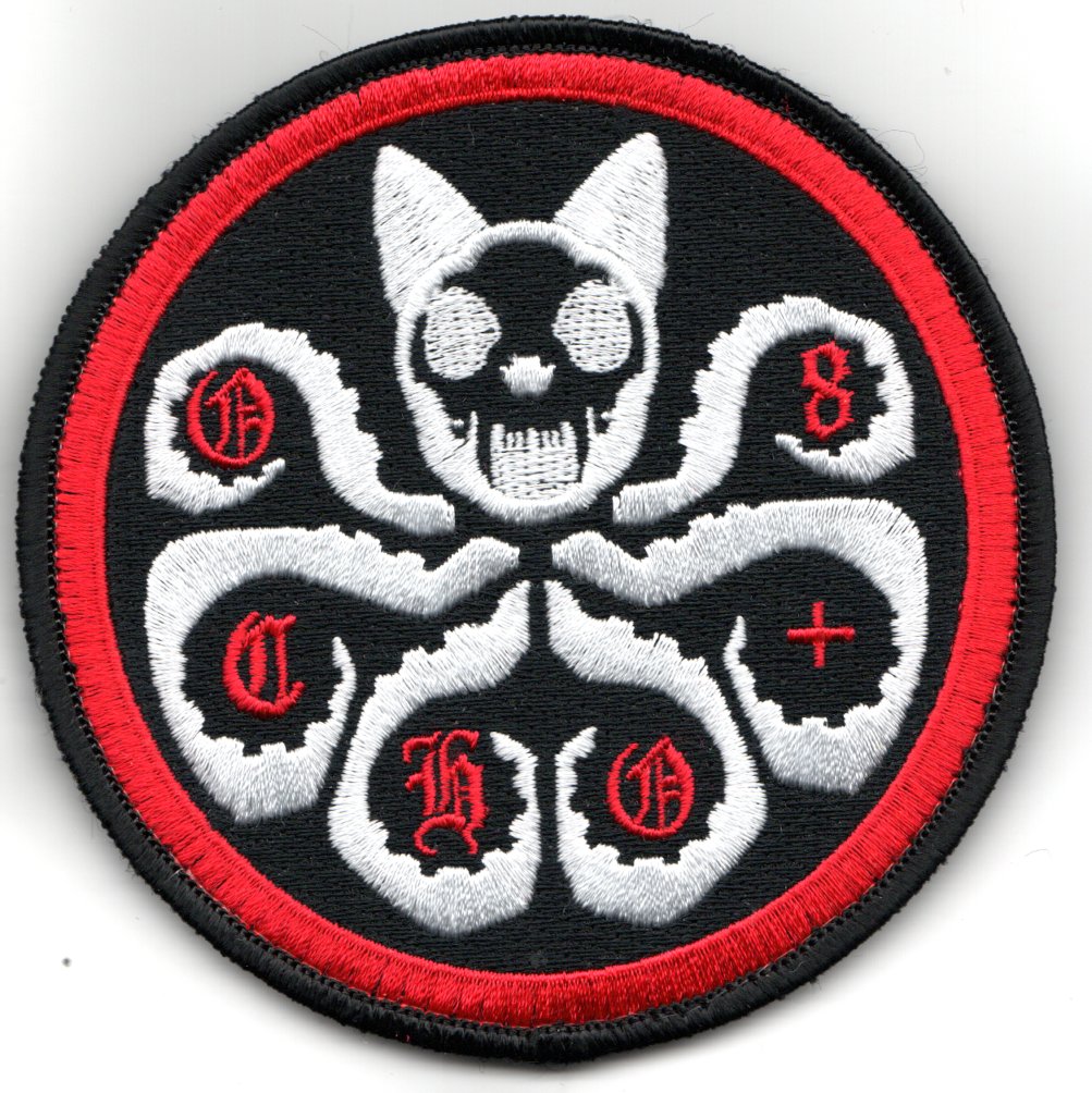 JSTARS 2016 'CREW OCHO' Patch (Red/Blk OCTOPUS)