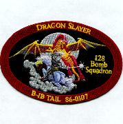 128th BS Nose Art (Dragon Slayer)