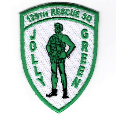 129th Rescue Sqdn Shield (Green/K)