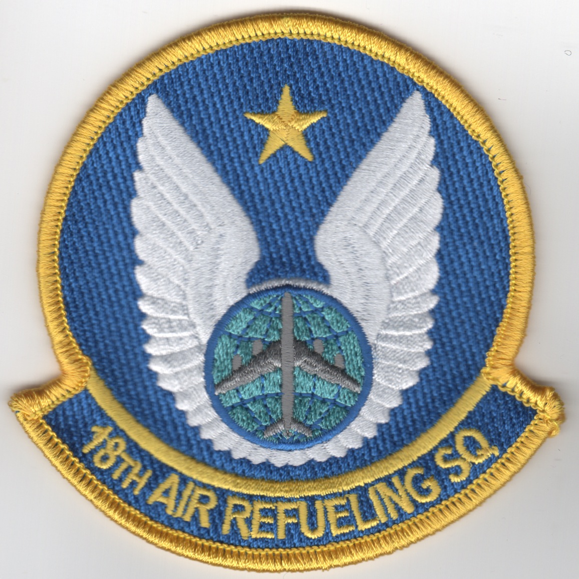 18th Air Refueling Sqdn KC-135 Patch (Blue)