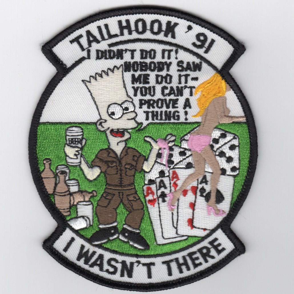 'ORIGINAL Tailhook 91' Bart Simpson Patch