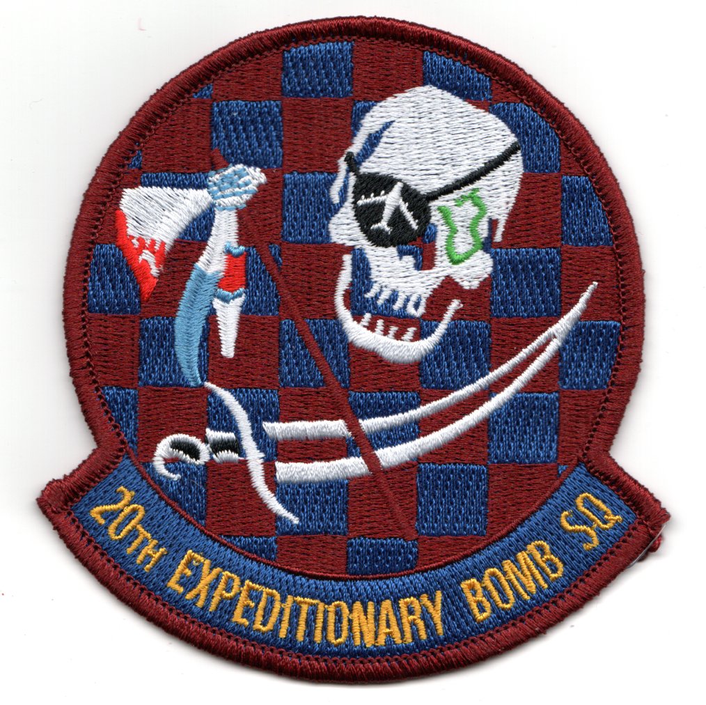 20th Expeditionary Bomb Sqdn Patch (Checkered)