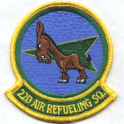 22nd Air Refueling Sqdn Patch (Small)